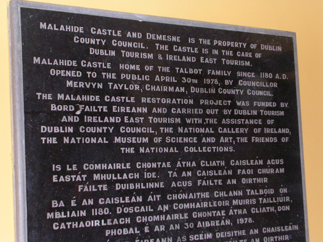 Day 2 Malahide Castle